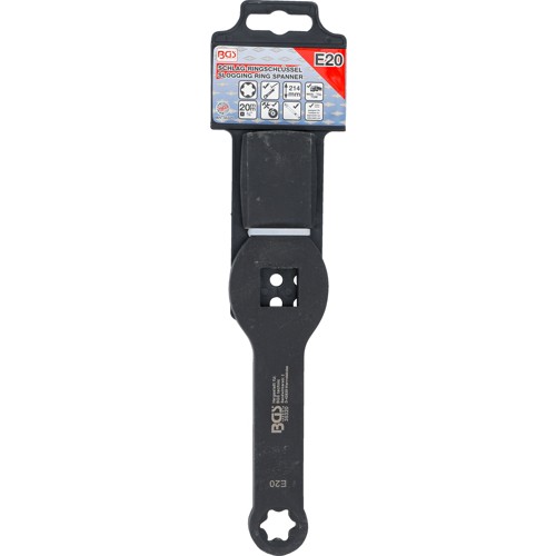 BGS Schlag-Ringschlüssel | E-Profil (für Torx) | mit 2 Schlagflächen | SW E20
