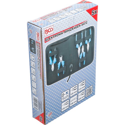 BGS Elektronik-Minizangen-Satz | 5-tlg.