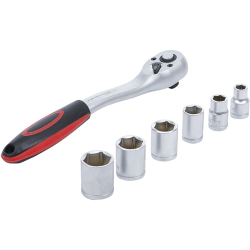 BGS Steckschlüssel-Satz | Antrieb 10 mm (3/8"") | SW 8 - 19 mm | 7-tlg.