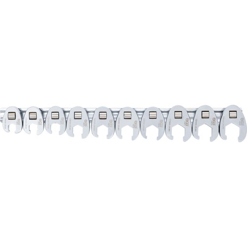 BGS Hahnenfußschlüssel-Satz | Antrieb Innenvierkant 10 mm (3/8"") | SW 10 - 19 mm | 10-tlg.