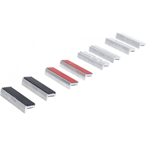 BGS Schraubstock-Schutzbacken-Satz | Aluminium | 100 mm | 8-tlg.