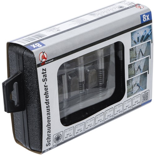 BGS Schraubenausdreher-Satz | M3 - M50 | 8-tlg.