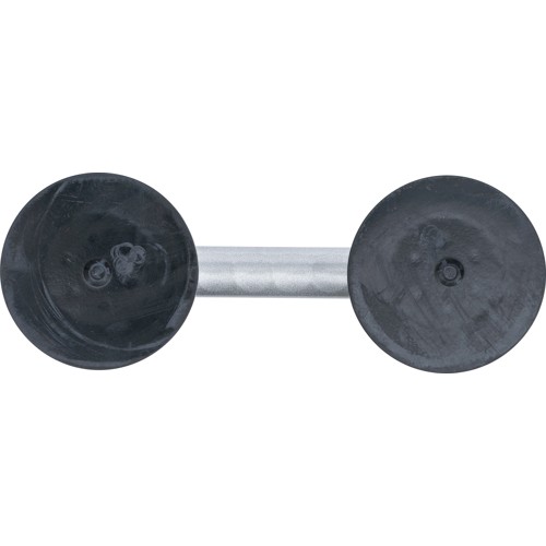 BGS Doppel-Gummisauger | Aluminium | Ø 115 mm