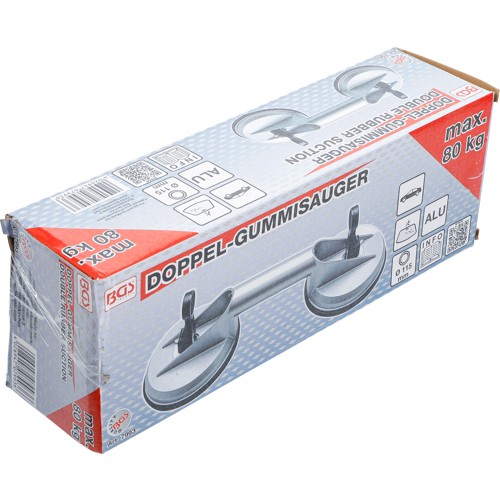 BGS Doppel-Gummisauger | Aluminium | Ø 115 mm