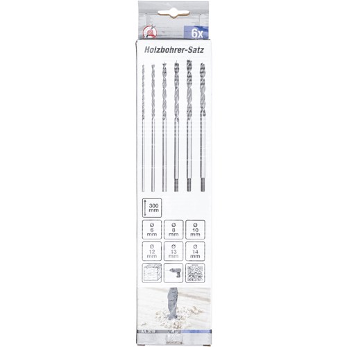 BGS Holzbohrer-Satz | 6 - 14 mm | 6-tlg.