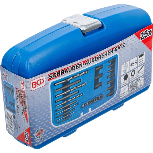 BGS HSS Schraubenausdreher-Satz | 25-tlg.