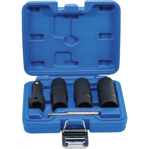 BGS Kraft-Spezial-Steckschlüssel-Wendeeinssatz-Satz | Sechskant & Schraubendreher 17 - 19 - 21 mm | 12,5 mm (1/2"") | 3-tlg.