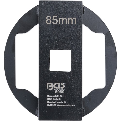 BGS Achsmuttern-/Radkapsel-Schlüssel | für 13 t BPW-Vorderachsen | SW 85 mm