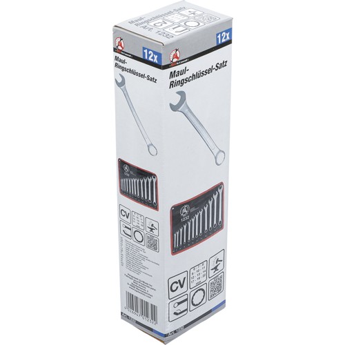 BGS Maul-Ringschlüssel-Satz | SW 6 - 22 mm | 12-tlg.