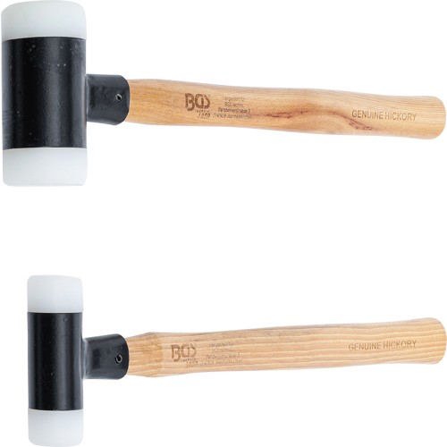 BGS Schonhammer-Satz | Hickory-Stiel | rückschlagfrei | Ø 30 / 45 mm | 300 / 550 g | 2-tlg.