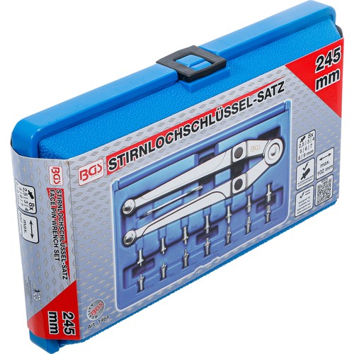BGS Stirnlochschlüssel-Satz | verstellbar | Ø 2,5 - 9 mm