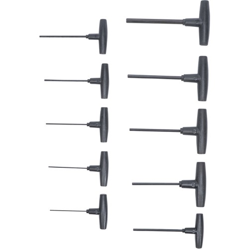 BGS Schraubendreher-Satz mit T-Griff | Innensechskant 2 - 10 mm | 10-tlg.