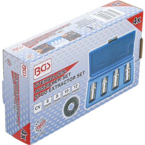 BGS Stehbolzen-Ausdreher-Satz | 6 - 12 mm | 4-tlg.