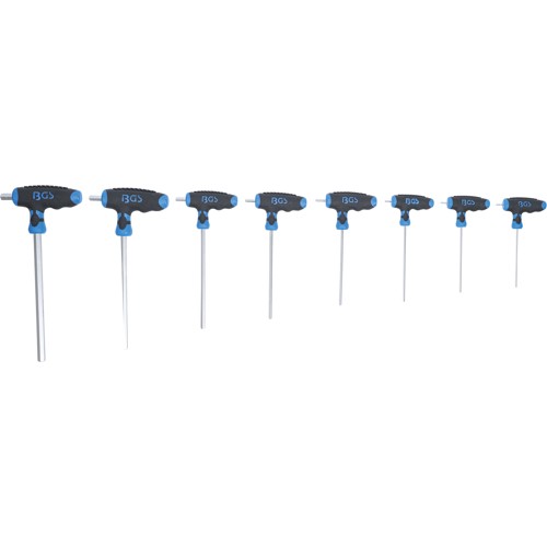 BGS T-Griff-Schlüssel-Satz | Innensechskant 2 - 10 mm | 8-tlg.