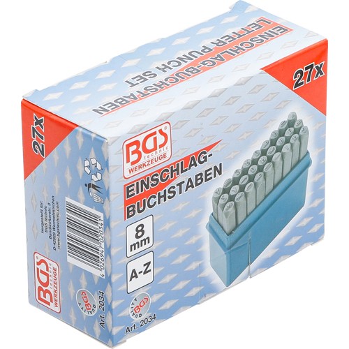 BGS Einschlagbuchstaben | 8 mm
