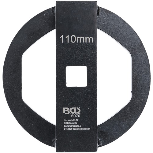 BGS Achsmuttern-/Radkapsel-Schlüssel | für BPW-Achsen | SW 110 mm