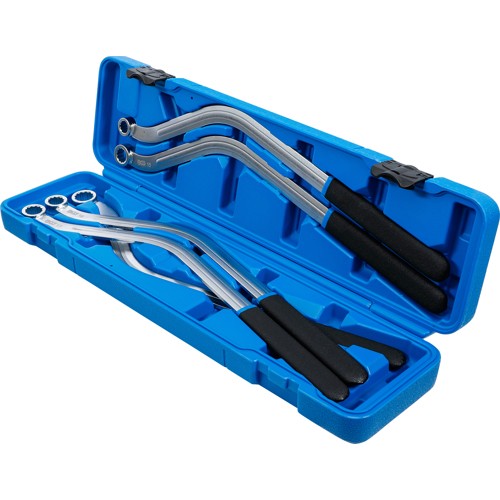 BGS Spannrollenschlüssel-Satz | Zwölfkant, Spezialform | SW 13 - 19 mm | 5-tlg.