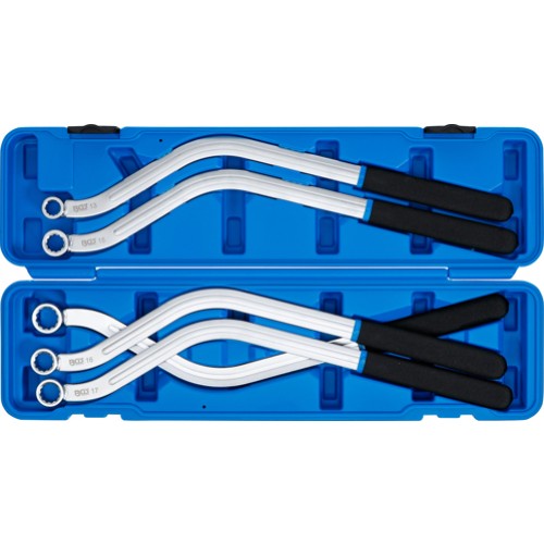 BGS Spannrollenschlüssel-Satz | Zwölfkant, Spezialform | SW 13 - 19 mm | 5-tlg.