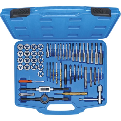 BGS Gewindeschneid-Satz | Zoll | 1/4"" - 1/2"" | 56-tlg.