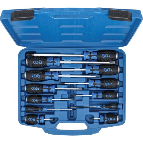 BGS Schraubendreher-Satz | mit 6,3 mm (1/4"") Innenvierkant | 12-tlg.