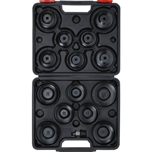 BGS Ölfilterschlüssel-Satz | Antrieb Innenvierkant 10 mm (3/8"") | 14-tlg.