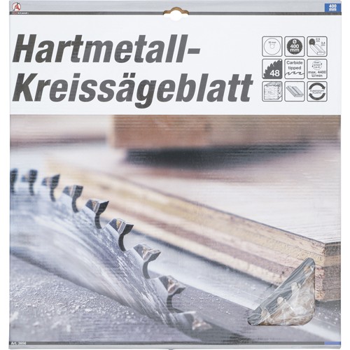 BGS Hartmetall-Kreissägeblatt | Ø 400 x 30 x 3,4 mm | 48 Zähne