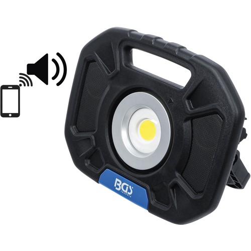 BGS COB-LED-Arbeits-Strahler | 40 W | mit integrierten Lautsprechern