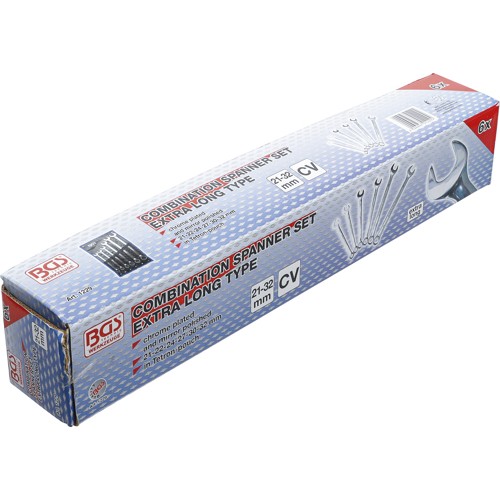 BGS Maul-Ringschlüssel-Satz | extra lang | SW 21 - 32 mm | 6-tlg.