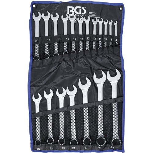 BGS Maul-Ringschlüssel-Satz | SW 8 - 32 mm | 19-tlg.