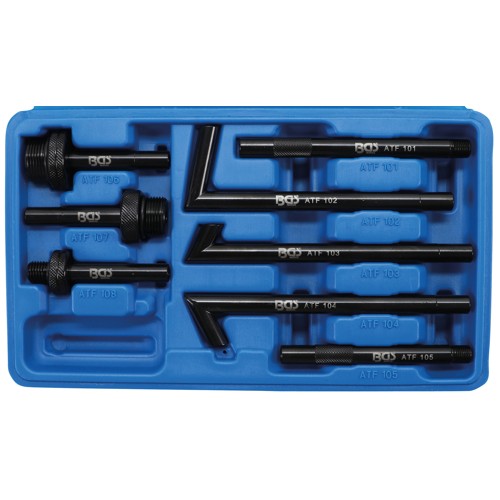 BGS Getriebeöl-Befüllgerät mit Handpumpe | mit 8 Adaptern | 7 l