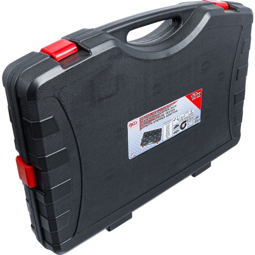 BGS Turbolader-Ladeluft-System-Prüfkoffer-Satz | 17-tlg.