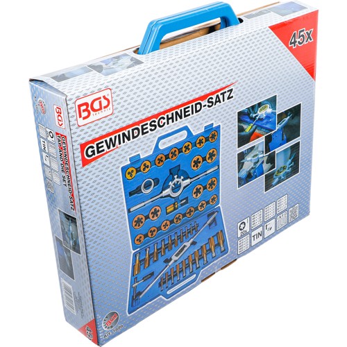 BGS Gewindeschneid-Satz | Tin-beschichtet | M6 - M24 | 45-tlg.