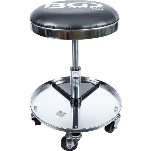 BGS Werkstatt-Arbeitssitz mit 5 Rollen | Ø 360 mm