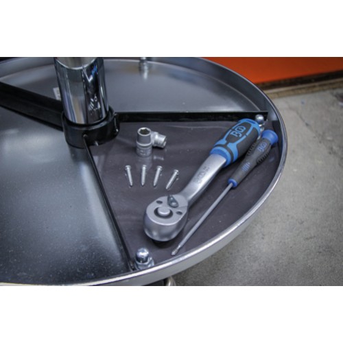 BGS Werkstatt-Arbeitssitz mit 5 Rollen | Ø 360 mm