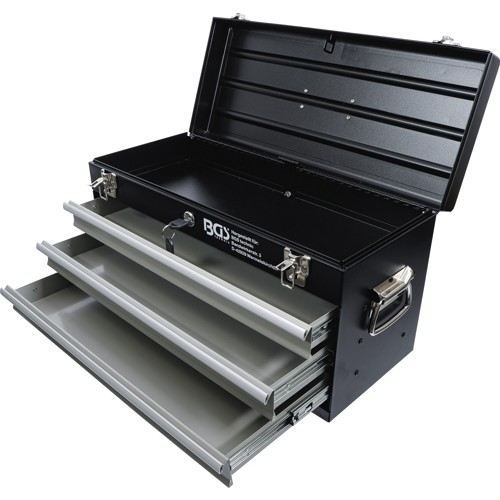 BGS Metall-Werkzeugkoffer, leer | 3 Schubladen