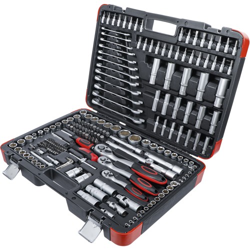 BGS Steckschlüssel-Satz | Antrieb 6,3 mm (1/4"") / 10 mm (3/8"") / 12,5 mm (1/2"") | 216-tlg.