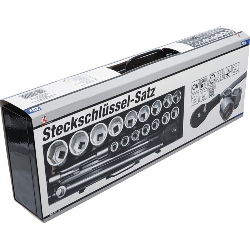 BGS Steckschlüssel-Satz | Antrieb 20 mm (3/4"") | SW 19 - 50 mm | 20-tlg.