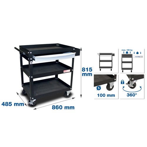 BGS Werkstattwagen | 1 Schublade, offen