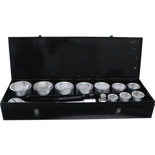 BGS Steckschlüssel-Satz | Antrieb 25 mm (1"") | SW 36 - 80 mm | 15-tlg.