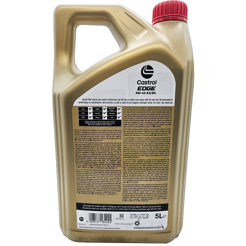 Castrol Edge Fluid Titanium (ex. FST) 5W-40 A3/B4 Motoröl 5l