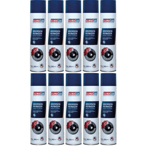 EUROLUB Bremsenreiniger Spray 10x 600ml