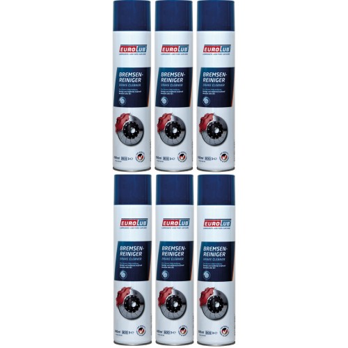 EUROLUB Bremsenreiniger Spray 6x 600ml