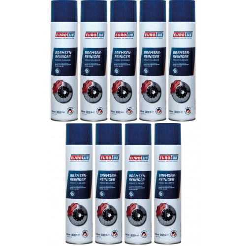 EUROLUB Bremsenreiniger Spray 9x 600ml