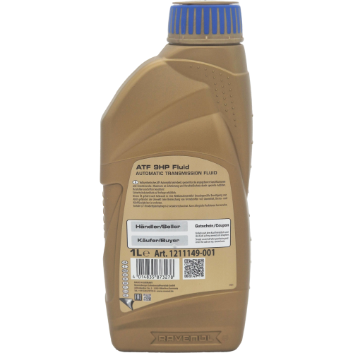 RAVENOL ATF 9HP Fluid 1 Liter Flasche
