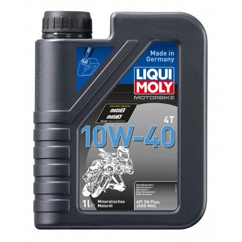 Liqui Moly 3044 Motorbike 4T 10W-40 Basic Street Motorrad Motoröl 1l