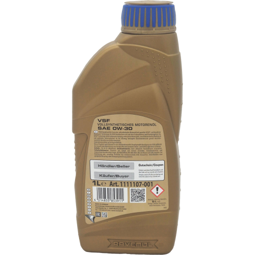 Ravenol VSF SAE 0W-30 USVO 1 Liter Flasche