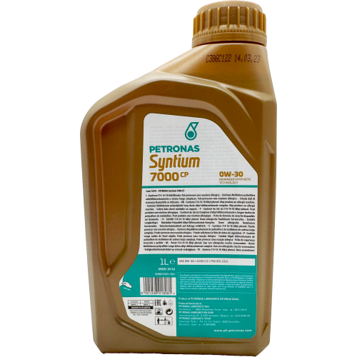 Petronas Syntium 7000 CP 0W-30 Motoröl 1 Liter
