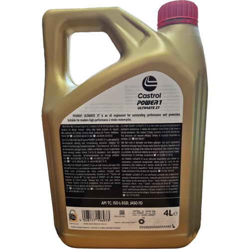 Castrol Power 1 Ultimate (ex. Racing) 2T Motorrad Motoröl 4l Kanne