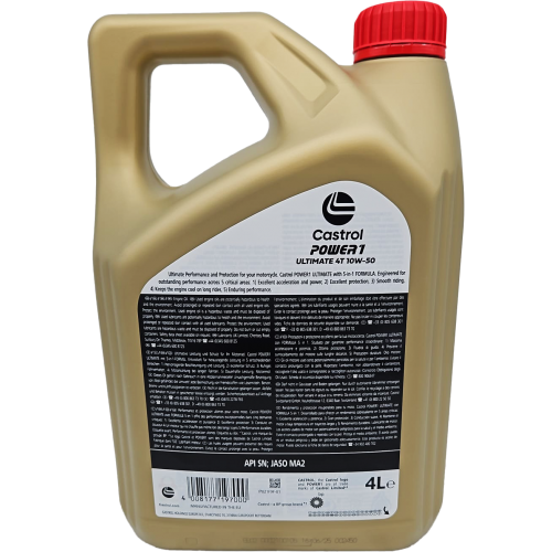 Castrol Power 1 Ultimate (ex. Racing) 4T 10W-50 Motorrad Motoröl 4l Kanne