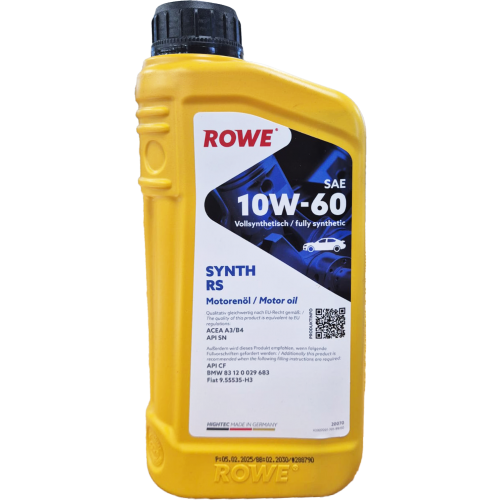 ROWE HIGHTEC SYNTH RS SAE 10W-60 1 Liter